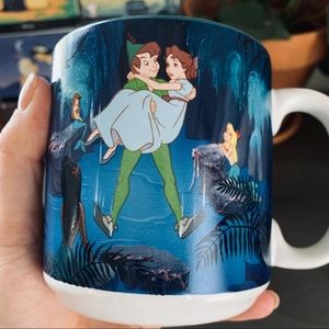 Retired Disney Peter Pan Ceramic Mug Original Box